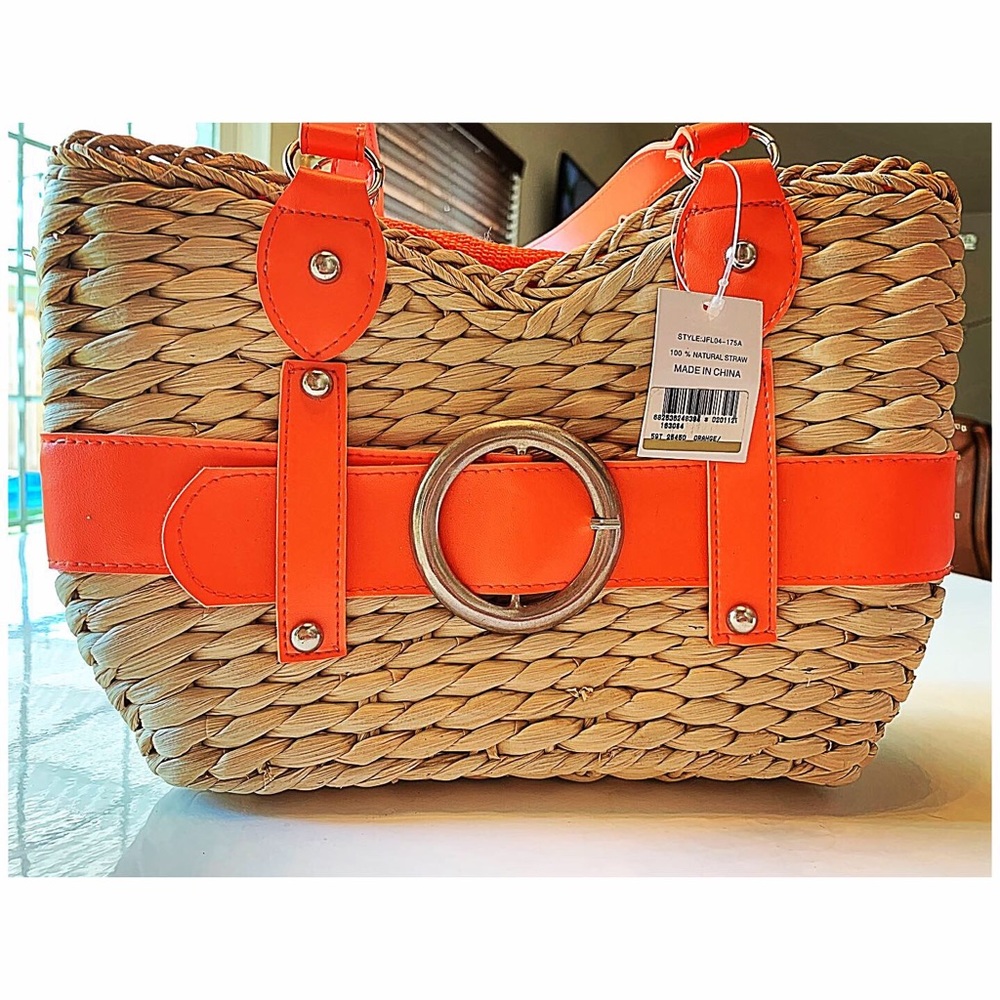 Bijoux Turner Straw Purse